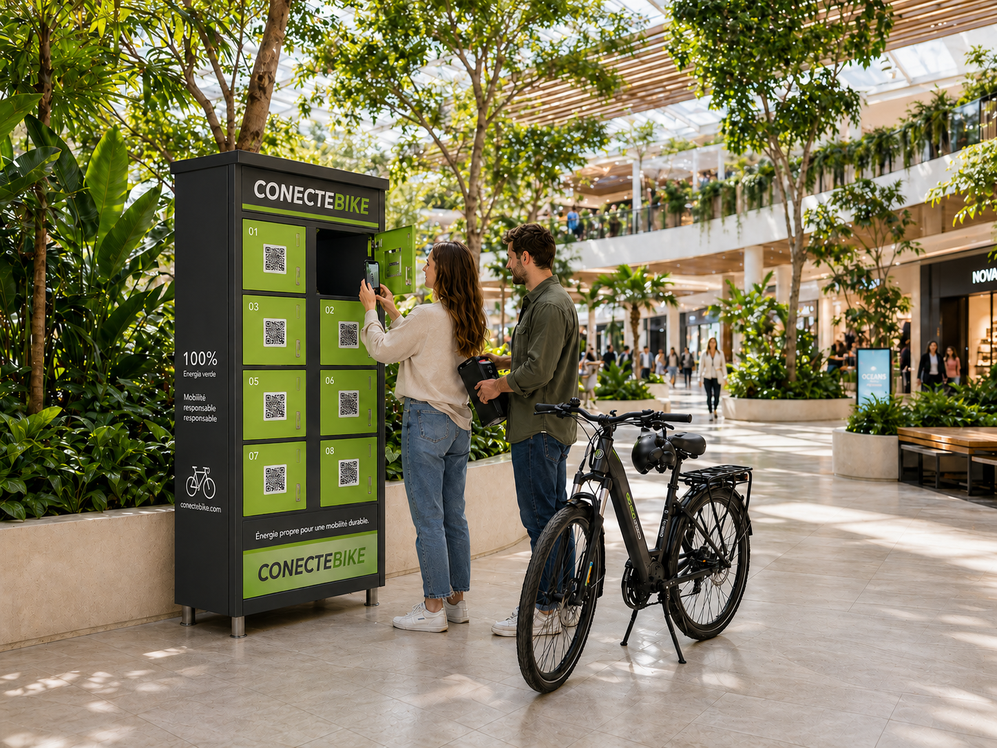 App ConecteBike — gestão completa de recarga