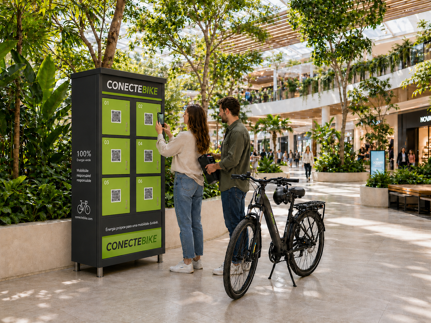 App ConecteBike — gestão completa de recarga